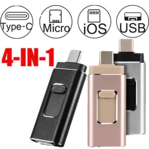 1849147418968.jpg Compatible With Apple, 4 In 1 Stick For IPhoneAndroid Type C Usb Key